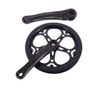 ORFOFE Pédalier Mono-Plateau 52 Dents en Fer 170 MM pour Vélo Vitesse VTT et Vélo Pliant Accessoire de Rechange Chaîne Standard 1/2 X 3/32