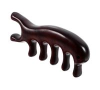 ORFOFE Peigne Massage Tête Bois de Santal Naturel Dents Larges Antistatiques Soin Du Chevelu et Démêlage Doux pour Femmes Design Créatif Traditionnel Chinois