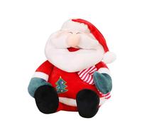 ORFOFE Peluche du Père Noël XXL 45 CM en Peluche Rouge de Noël Doux pour Garçon et Filles Décoration et Présent de Fête pour Garçons et Filles
