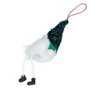 ORFOFE Pendentif GNOME de Noël Lumineux Vert, Décoration Maison | Poupée sans Visage, Style Adorable Traditionnel, Chambre ou Cheminée, Attire L’attention des Garçon et Filles