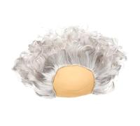 ORFOFE Perruque Chauve Drôle pour Cosplay et Déguisement Accessoire Fête pour Hommes et Femmes Perruque Costume Vieil Homme Adaptée Cosplay Théâtre Halloween