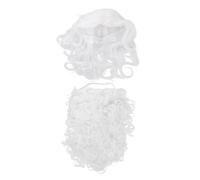 ORFOFE Perruque et Barbe de Père Blanche Cosplay et Confortable Accessoire de Fête pour Adultes