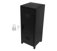 ORFOFE Petit Coffret Métallique à Serrure pour Bureau et Maison Organisateur de Bureau Sécurisé Fer Armoire de Rangement Compacte Verrouillable pour Chambre Salon École et Garage