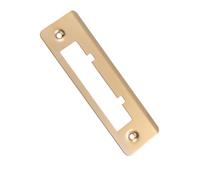 ORFOFE Plaque de Gâche Acier Inoxydable pour Porte Entrée Maison Guide de Verrouillage Créatif avec Deux Vis Facile à Installer sans Fraisage Sécurité Renforcée pour Portes Résidentielles