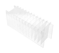 ORFOFE Plaque de Séparation en Acrylique pour Moule à Savonnette Artisanal Séparateur Intérieur Multifonctionnel Planche à Savonnette 12 2 Compartiments Outil Précis Usage Domestique