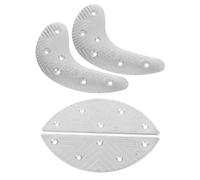 ORFOFE Plaques de Talon en Fer 4 Pcs Protège-talons Métalliques Semi-lune pour Chaussures et Bottes, Coussinets de Réparation Résistants pour Prolonger Semelles, Usage Extérieur