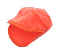 ORFOFE Pochette Chauffe-mains Ronde Zippée Anti-brûlure Isolation Thermique pour Bouillotte et Chauffe-mains Housse Orange Protection Confort Hiver Portable