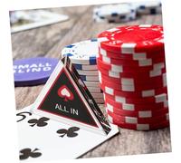 ORFOFE Poker Dealer Button Set Double Sided Double Layer Chips for Game Night Party Supply with All-in Big Blind Small Blind Tokens