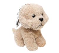 ORFOFE Porte-clés Peluche Chien Peluche Douce Porte-clés Résistant à Usure Pendentif Sac Décoratif Portable Cadeau Mignon pour Adultes