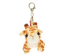ORFOFE Porte Clés Peluche Kawaii Girafe Pendentif Décoratif Animal Peluche pour Sac Accessoire Mignon et Pratique pour Clés et Sacs