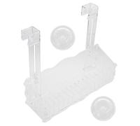 ORFOFE Pot de Plantation Aquatique Transparent avec Crochet et Ventouse Bac Acrylique pour Aquarium Support Mural Amovible pour Plantes Eau pour Poissons et Crevettes