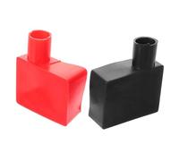 ORFOFE Protection de Bornes Batterie Silicone Couvre-bornes Voiture Protège Cosses Batterie Corrosion et Usure Jeu de Rouge et Noir Facile à Installer