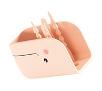 ORFOFE Protection Silicone pour Robinet de Forme de Baleine Couvre-embout Sécuritaire pour Garçon Fille Protège Chocs Facile à Installer Couleur Abricot