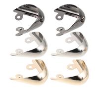 ORFOFE Protège-Pointe de Chaussure Métallique 3 Paires 19 Mm Multicolore pour Talons Hauts, Embouts de Protection Anti-Coups, Accessoires Solide pour Couvre-Chaussures à Talons