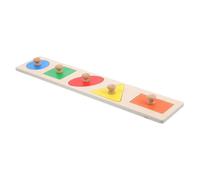 ORFOFE Puzzle Bois à Encastrements pour Tout-Petits Éducatif Montessori pour Développement Motricité Fine Coordination Main-œil et Reconnaissance Formes et Couleurs Cadeau pour Garçon