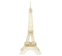 ORFOFE Puzzle Bois Tour Eiffel à Assembler Soi-même Éducatif Créatif pour Garçon Fille Modèle DIY Décoratif Bois Naturel pour Jeux Familiaux et Décoration