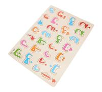 ORFOFE Puzzle Éducatif Arabe Bois pour Garçon Fille de Jeu Apprentissage Alphabet Arabe Puzzle Éveil Ludique pour Développement Cognitif et Coordination Pédagogique pour Garçons et