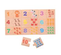 ORFOFE Puzzle Éducatif pour Apprentissage des Jeu Interactif Tactile pour Garçon Fille Ans Montessori Éveil Cognitif et Comptage Éducatif