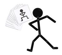 ORFOFE Puzzle Forme Petite Figurine pour Éveil Garçon Fille Coordination Main-œil Motricité Fine Créativité Jeu Éducatif Précoce Compact Bois Sûr