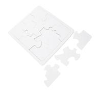 ORFOFE Puzzles Vierges Soi-même pour Garçon Et Filles 4 Pièces Carré Papier Découpe Précise DIY Peinture Coloriage Loisirs Créatifs Présent Ludique Esthétique Éducatif