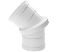 ORFOFE Raccord Coudé Pvc Blanc Rotation à 360 Degrés, Articulation Interne pour Tuyaux, Installation Facile, pour Plomberie et Drainage