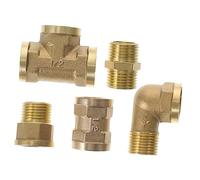 ORFOFE Raccord Tuyau Connecteur Droit Coudé et Filetés Int Kit pour Irrigation Jardin Arrosage Balcon et Lavage Voiture