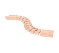 ORFOFE Rail Bois pour Circuit de Train Extension DIY Unique Bois Surface Lisse Éducatif pour Garçon Fille Améliore Le Jeu Créatif et Interaction Parent-garçon Fille