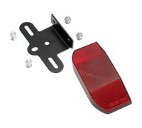 ORFOFE Réflecteur Arrière Vélo 1 Pièce L Fixation Réflecteur Large Plastique Haute Visibilité pour VTT Accessoires de Vélo Sécurité Nuit sans Pile Robuste 1 Jeu