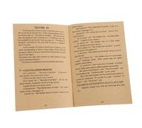 ORFOFE Règles Jong Chinois Guide Instructions Anglais pour Apprendre Le Jeu Manuel De Tutoriel pour Joueurs Débutants Et Expérimentés