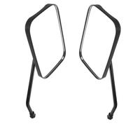 ORFOFE Rétroviseurs Latéraux Grand Angle Miroir Arrière Réfléchissant Sécurisé pour Scooter et Montage Guidon Robuste de Remplacement