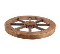 ORFOFE Roue Bois Décorative Vintage Pour Pelouse Et Cour Décoration Murale Suspendue