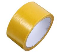 ORFOFE Ruban Adhésif Rouleau Unique Forte Adhérence Imperméable Jaune en Maille Usage Solide et Résistant pour Tapis et Revêtements de Sol