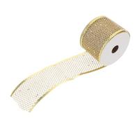 ORFOFE Ruban Pailleté Festif en Polyester 6cm, 9m, pour Décoration