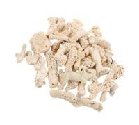ORFOFE Sable de Corail Naturel pour Aquarium 1 Set, Matériau Filtrant de Pierre Khaki, Maintien de L'équilibre de L'aquarium, Décoration pour Paysage sous-Marin