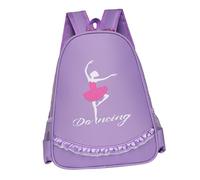 ORFOFE Sac à Dos de Danse pour Fille Oxford Sac de Rangement Multifonction pour Ballerine avec Fermeture Éclair Grand Compartiment pour Chaussures et Tenue de Ballet Léger et Pratique