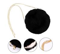 ORFOFE Sac Bandoulière Mini Peluche Ronde avec Chaîne Sac à Main Mode Portable pour Femmes Petite Besace Élégante et Créative Grand Compartiment Pratique