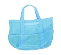 ORFOFE Sac Plage Femme Grand Format avec Pochette Intérieure Zippée Sac Filet Léger et Respirant pour Voyage Piscine et Plage Rangement Cosmétique et Serviette pour Femme