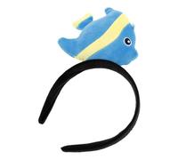 ORFOFE Serrage-Tête Poisson Décoratif en Peluche Bleu Tropical Accessoire Photo Halloween et Séances Photo Serrage-Tête Animal Dessin Animé pour Adultes et Garçon et Filles