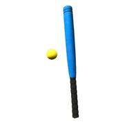 ORFOFE Set Baseball pour Garçon Fille avec Batte Mousse Bleue Sportif Sûr et Améliore Coordination Œil-Main Motricité Fine et Habileté Au Bâton pour Garçons et Filles Intérieur et