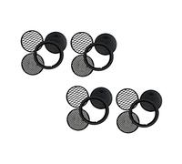 ORFOFE Set de Tamis de Jardin Plastique Noir Outil de Criblage Pratique pour Tamiser Compost et Petits Débris pour Jardinage