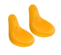 ORFOFE Siège De Balançoire D'extérieur en Plastique Jaune pour Garçon Et Filles, Lot De 2 Pièces, Siège Rembourré De Rechange, Résistant Aux Intempéries, pour Aires De Jeux Et Parcs Publics