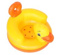 ORFOFE Siège Garçon Fille Gonflable Multifonction Canard Jaune Chaise Repas et Canapé Portable Léger Confort Ergonomique pour Garçon Fille Support Robuste pour Tout Usage