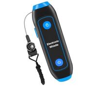 ORFOFE Sifflet Électronique D’Arbitre Bleu avec Lumière Sos et Cordon | ABS et Composants Électroniques, Usage Arbitre et Entraîneur, Accessoire avec Lanière, Format Compact