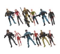 ORFOFE Soldat Militaire Jouet, Modèle de Soldat de Simulation en Plastique, 1 Set de Figurines Militaires pour Garçon et Filles, Interaction Parent-garçon et Filles Plusieurs Styles