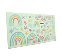 ORFOFE Stickers Muraux Phosphorescents Étoiles et Arc-ciel pour Chambre Garçon Fille Décor Mural Lumineux Auto-adhésif Repositionnables et Étanches Décor Chambre Garçon Fille