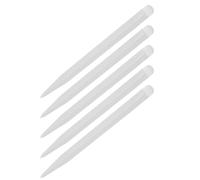 ORFOFE Stylet pour écrire sur écran Infrarouge à Double Pointe Blanc en Plastique avec Technologie Infrarouge, marquage Clair pour présentations visuelles, Lot de 5