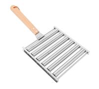 ORFOFE Support à Saucisses Acier Inoxydable pour Barbecue de Cuisson Uniforme Accessoire Polyvalent pour Hot Dogs et Saucisses Facile à Nettoyer pour Camping et Plein Air