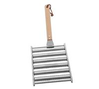 ORFOFE Support Barbecue Acier Inoxydable pour Saucisses et Portable pour Camping et Pique Facile à Nettoyer et Robuste