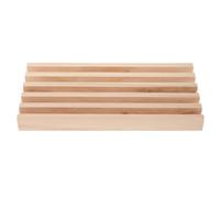 ORFOFE Support Bois pour Dominos Plateau Organisateur Multifonctionnel pour Jeux de Société Support Solide Bois Massif pour Dominos et Cartes Adapté Au Jeu Mexican Train