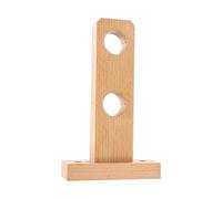 ORFOFE Support De Tringle De Rideau en Bois Massif pour Rideau De Et D'Intérieur Fixation Murale Carrée 30Mm Non Facile À Casser pour Salle De Bain Et Salon